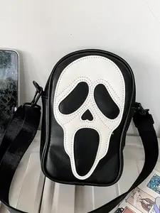 Halloween Ghost Crossbody Shoulder Bag, Unique Party Gift Candy Bag for Boys & Girls, Holiday Festival Satchel, Cross Body Bags