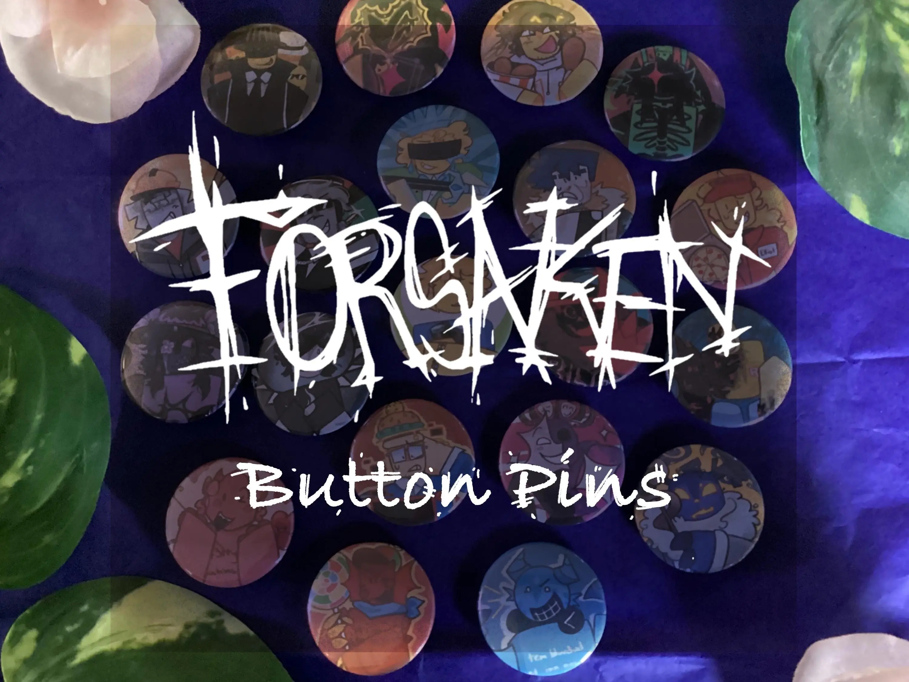 Forsaken Roblox Button Pins – Cool Backpack Accessories for Gamers ...