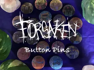 Forsaken Roblox Button Pins – Cool Backpack Accessories for Gamers, Perfect for Fans of Forsaken Survivors, Roblox Collectibles, Unique Pin Flair, Pins For Backpack, Backpack Accessories!