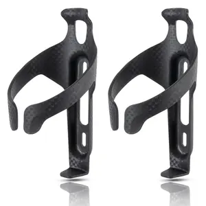 aero Bike Water Bottle Holder 3k Carbon Fiber Texture Design Suitable For Road Bikes Mountain Bicycle Water Bottle Cage, Gravel Bikes, And E-Bikes. Holds Water Bottles With A Diameter Of 2.76-2.95 Inches And Weighs 34±1 g.
