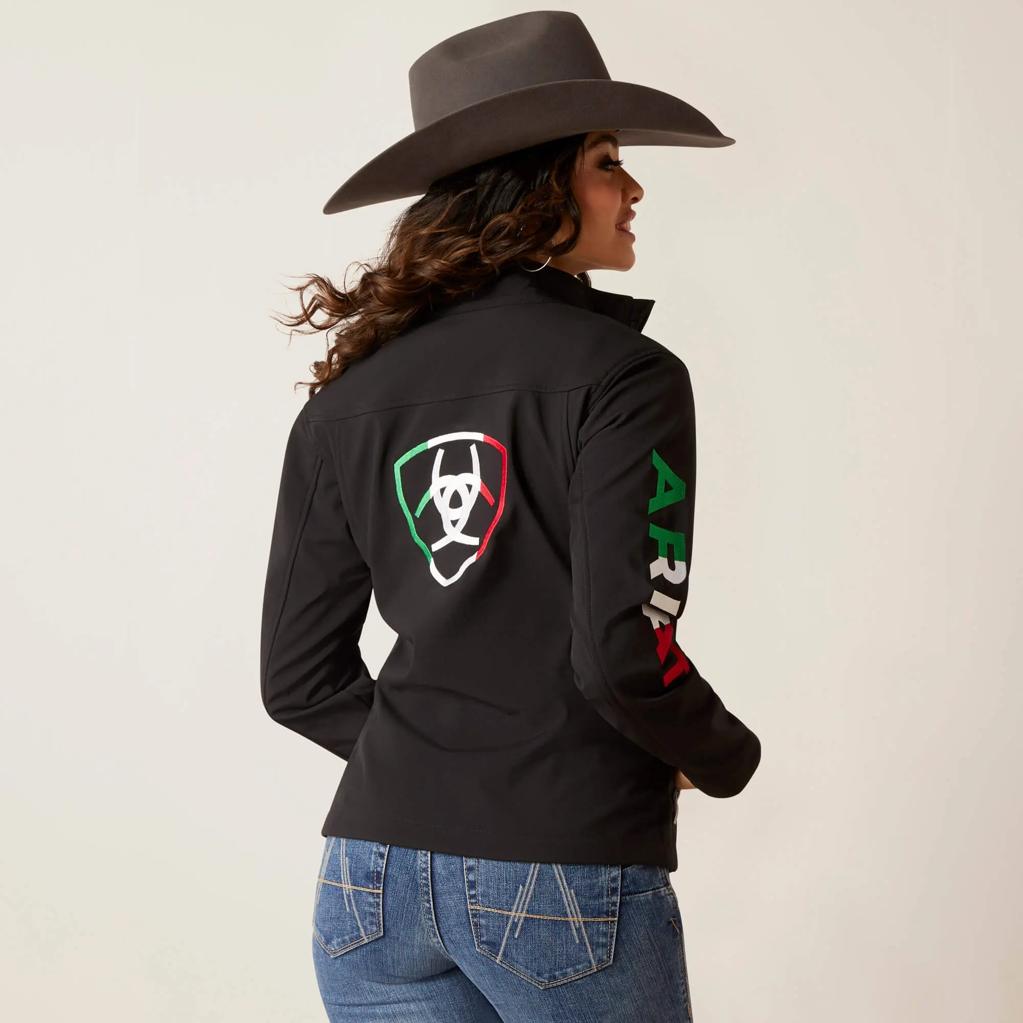 Ariat Classic Team Softshell Mexico Brand Jacket Ariat Classic Team Softshell Mexico Brand Jacket