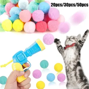 20pcs Pet Supplies New Cat Toys Interactive Self-Entertainment Gun Cat Dog Accessories, Fun Playthings for Cats and Dogs