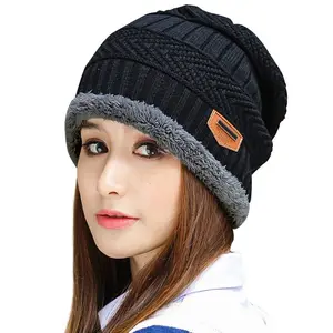 Warm Winter Hat Knit Cap Winter Hats for Men Women Slouchy Skully  Knitted Hat Beanies Knit Hat Skullies