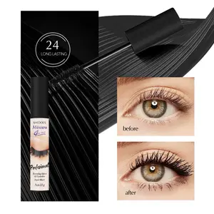 Long-Lasting Waterproof Mascara, 3 Colors, Non-Bleeding, Curling Effect, Sweatproof, Volumizing, Natural Look, Durable Hold