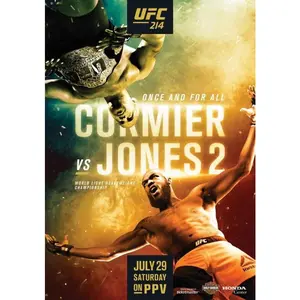 UFC 214 Daniel Cormier vs Jon Jones 2 Poster Print