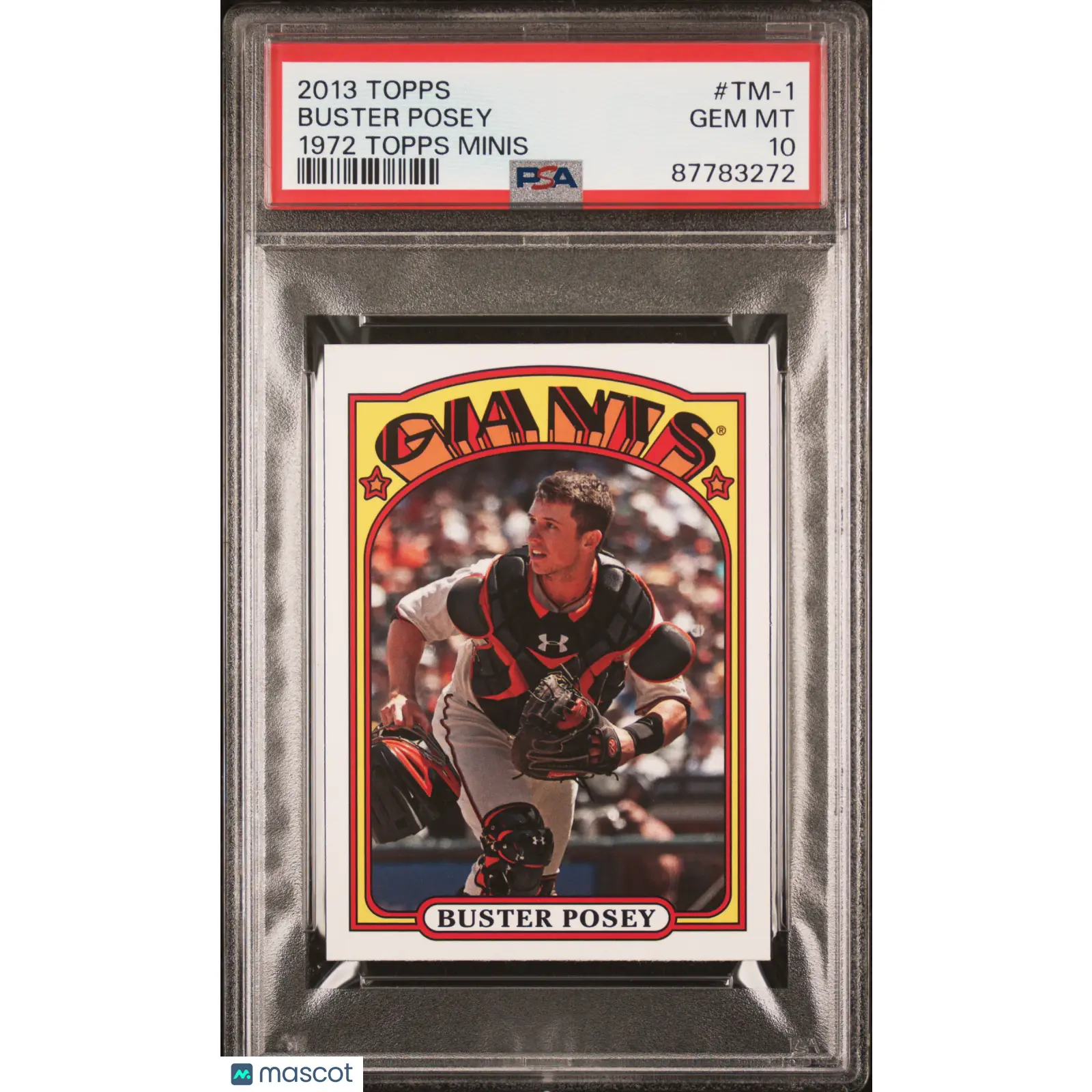 Buster Posey PSA 2013 Topps 1972 Topps Minis Baseball #TM 1 10 87783272