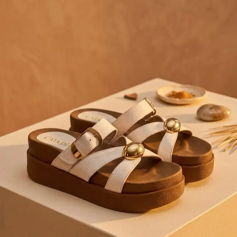 Women's Flat Nina Sandals, Comfortable Walking Shoes