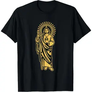 Jude Thaddeus T-ShirtMen and women, White Black T-shirt