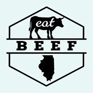 Eat Beef State Decal - Vinyl Decal for Ranchers & Farmers - Handmade Gift - Choose Your State - Durable Weather-Resistant - 5x5, 8x8, 10x10 Inches