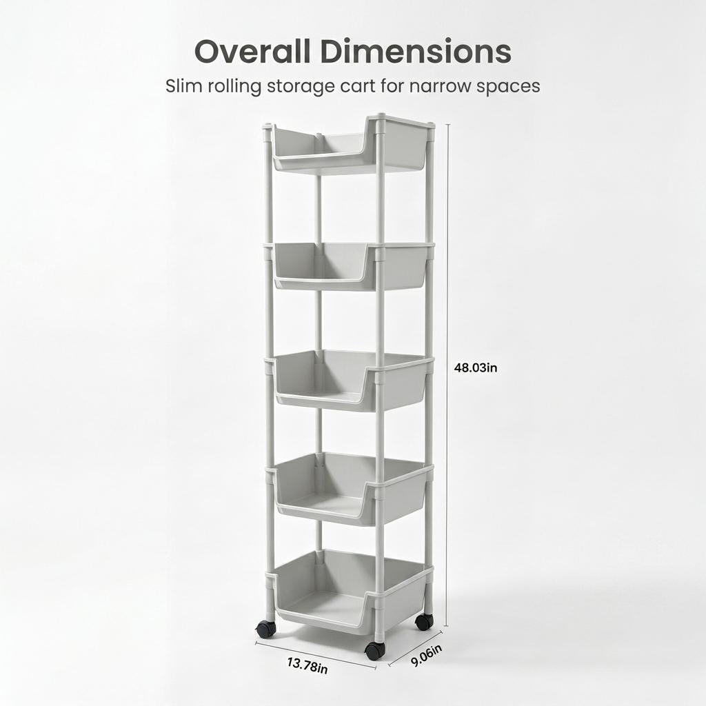 Multifunctional Multi-Layer Plastic StorageCartwith Wheels, Layered Shelf Organizer forBedroomKitchen Bathroom Living Room,AdjustableStanding Shelf Suction Cup Sponge Holder forKitchen Sink semiannual sale 2026 easy install kit gloveclip cas Multifunctional Multi-Layer Plastic StorageCartwith Wheels, Layered Shelf Organizer forBedroomKitchen Bathroom Living Room,AdjustableStanding Shelf Suction Cup Sponge Holder forKitchen Sink semiannual sale 2026 easy install kit gloveclip cas