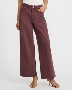 Express High Waisted Wide Leg Ankle Jeans