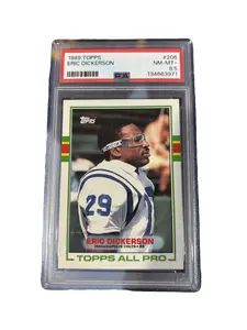 Graded Erik Dickerson NFL Sports Trading Card Single