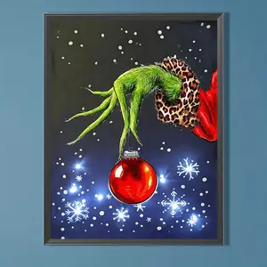 5D Diamond Art Colorful Painting Kit, 1 Set Creative Pattern DIY Diamond Arts Colorful Painting without Frame, Handmade Art Crafts for Home Decor