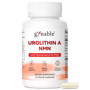 Gynable NMN Supplement with Patented Urolithin A,PQQ,Trans-Resveratrol 4-in-1 Complex,Anti-Aging Beauty Support,Longevity,Cardiovascular Health,Cellular Energy,NAD+ Levels,Brain Booster,Sleep,USA Made NAD+ Dietary Supplement Healthcare #DealsForYouDays