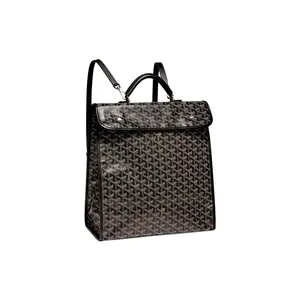GOYARD Saint Leger Foldable Multi-Pocket Canvas And Calfskin Tote Backpack For Men And Women