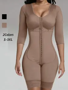 Women's Post-Surgery Abdominal Control Body Shaper, Full-Body Slimming Belt with Zipper, Hip Lifting Enhancer, Butt Lift Support