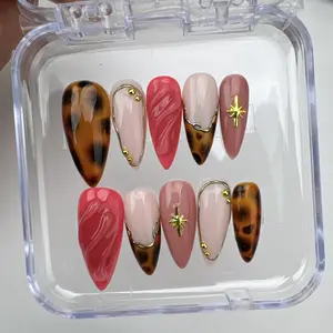 Handmade Gel Press On Nails: Custom Faux Acrylic Nails