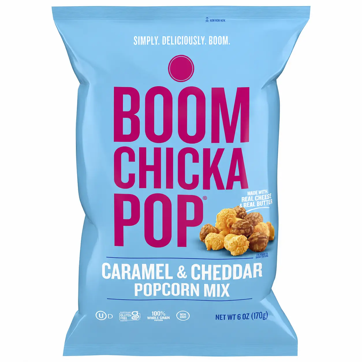 Caramel & Cheddar Popcorn Mix, Ready-to-Eat Sweet and Savory Gourmet Popcorn Snack, 6 oz