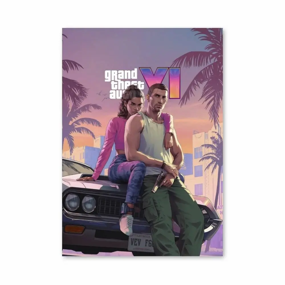 Poster Grand Theft Auto Wall Art