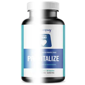 Provitalize Natural Edible Women's Probiotic HealthcareSupplement -Digestive Health Vitamin, MenopauseSupport, Turmeric Curcumin, oringa, Bloat Relief 60 Ct,Packaging Varies