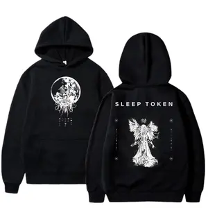 Sleep Token Hoodie, Sweatshirt, T-Shirt - Logo & Reaper Angle Print Unisex Sweatshirt, Hoodie, Gift For Rock Fan Music, Reaper Angel Hoodie, Vintage TRIDENT Hoodie, Sleep Token Tour Merch, Gifts For Fan Men Women Graphic