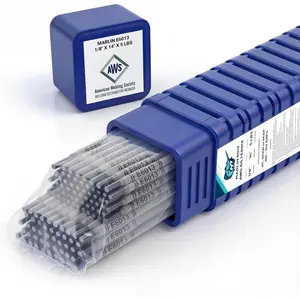 E6013 Welding Rod 1/8", 5 lb Pack, Premium Carbon Steel Stick Electrode, Smooth Arc, Easy Slag Removal, LDPE Sealed Welding Supplies Suitable for Stick Welding Tools