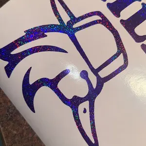 Duck with hat decal Duck with hat decal