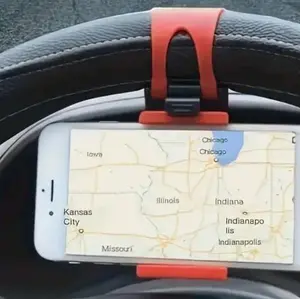 Steering wheel cell phone holder. Unlike any other cellphone holder.
