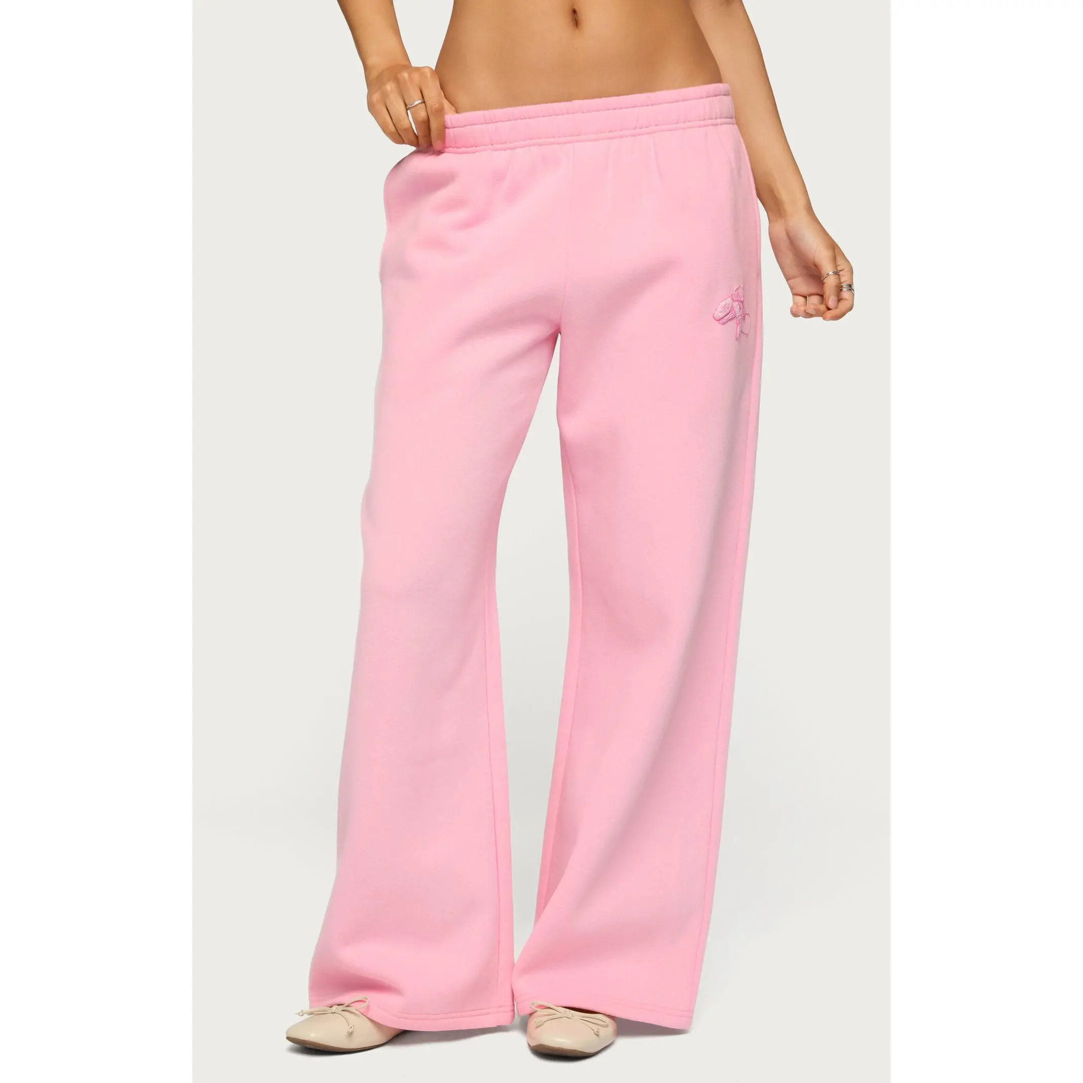 Edikted Women's Keychain Cutie Straight Leg Sweatpants
