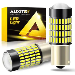 2X AUXITO 1156 7506 High Power 102 LED Reverse Back Up Light Bulbs White 2800LM