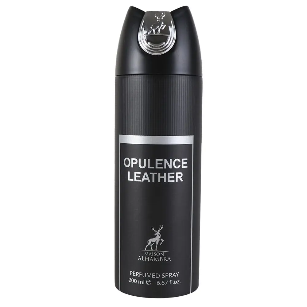 Opulence Leather Perfumed Spray 200 ml / 6.7 fl.oz For Men by Maison Al Hambra