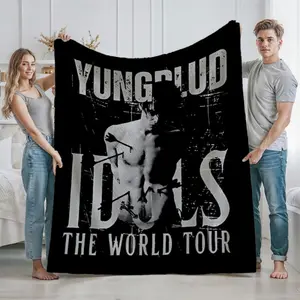 Reusable Quilts Album IDOLS tour Yungblud Minimalist Perfect Gift for Family Loved Ones