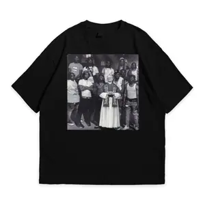 Pope From Oblock Shirt, First America Pope Leo Tshirt, Funny Urban Pope From Oblock Catholic Shirt, Back To Da Hood Tshirt