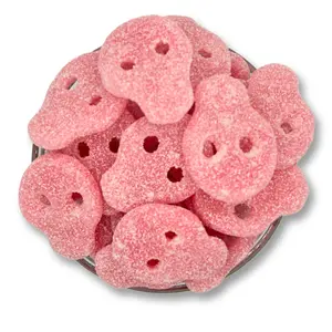 Sour Pinky Skulls-Swedish Candy-6oz-Bonbon-Chewy Candy