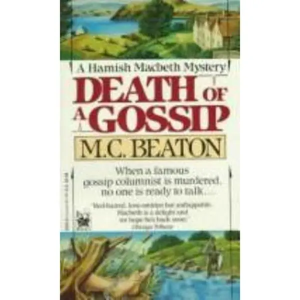 USED Book - Death of a Gossip (Hamish Macbeth Mysteries, No. 1) by M. C. Beaton (Unknown) - english