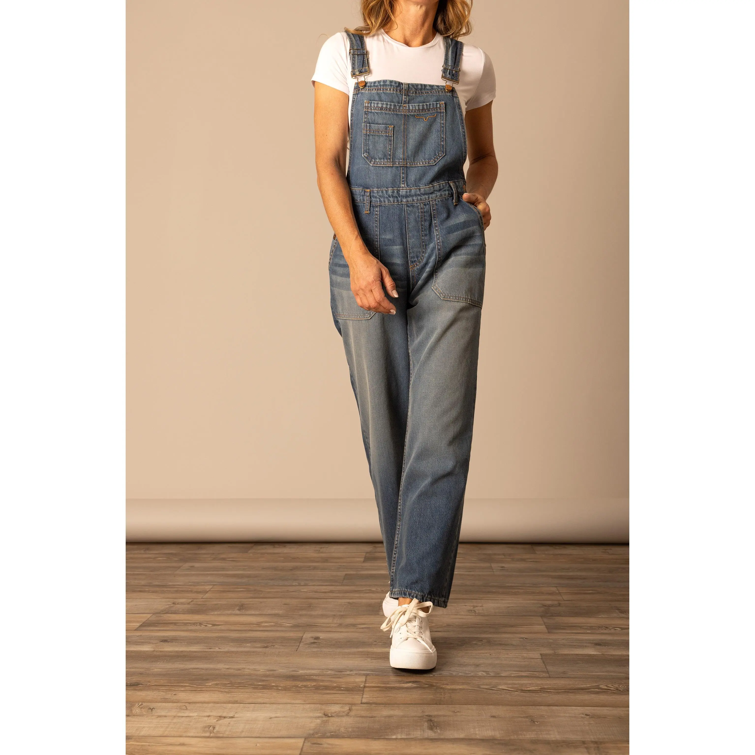 Kimes Billy Dark Wash Overall