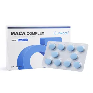 Cunkore Multivitamin – Herbal Nutritional Supplement for Adults. Daily wellness & energy support.  Contains bioavailable maca, oyster peptide, oyster, eleuthero.10 tablets per box, 1 tablet daily.