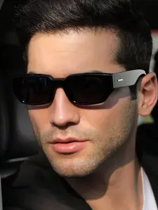 Men's Square Frame Sunglasses, Trendy Square Sunglasses, Classic Lightweight Frames, Casual Versatile for Daily Outdoors Travel