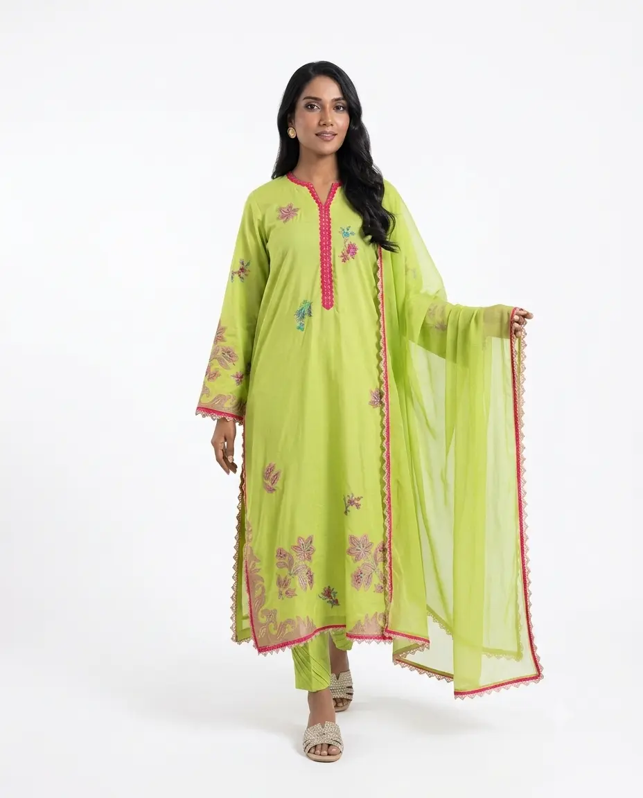 Annie Z - 07182504 3 Piece Khaadi Cotton