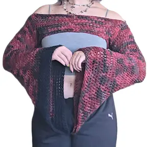warm cozy vampire shrug sweater