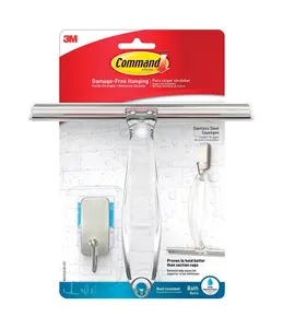 Command 5000488 7.9 in. 0.5 oz Small Adhesive Strips Hook Plastic