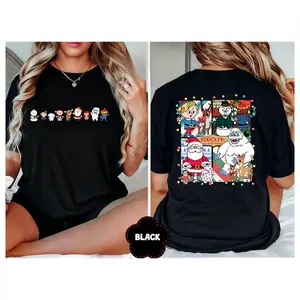 Delivered after Christmas-2-Sided Rudolph Red Nosed T-Shirt, Misfit Toys Christmas Crewneck, Family Christmas Pullover, Christmas Movie Tee, Christmas Gift