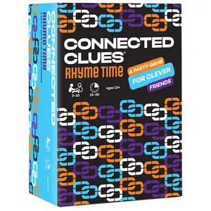 Connected Clues Rhyme Time - A Party Game for Clever Friends | Phrase Guessing Fun Based on The Popular Game Show Category