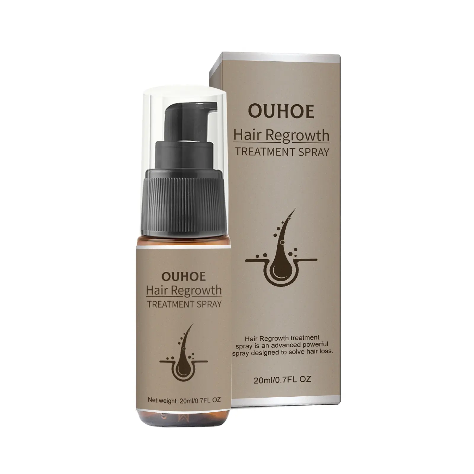 Ginger Haircare Spray, Thick Anti-Fall Hair Moisturizer, Strengthening & Thickening Hair Care Spray