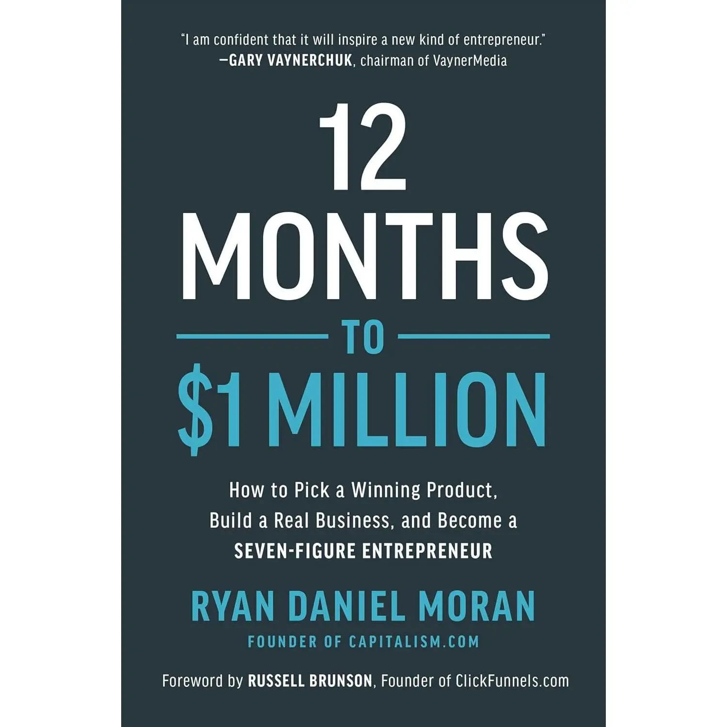 12 Months to $1M: How to Pick a Winning Product, Build a Real Business, and Become a 7-Figure Entrepreneur English Paperback (240 Pages, BenBella Books) for Business Growth & Entrepreneurship