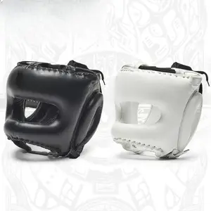 Professional Adult Men Women Kick Boxing Sanda MMA Helmet Full Protection to Protect Nose Free Combat Beam Full-face Head Gear