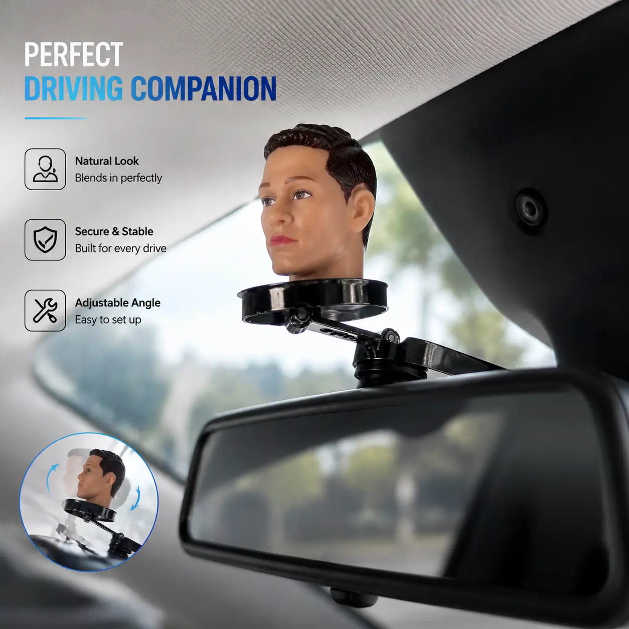 Dashboard Hanging Ornament – Driver Head Sculpture 03