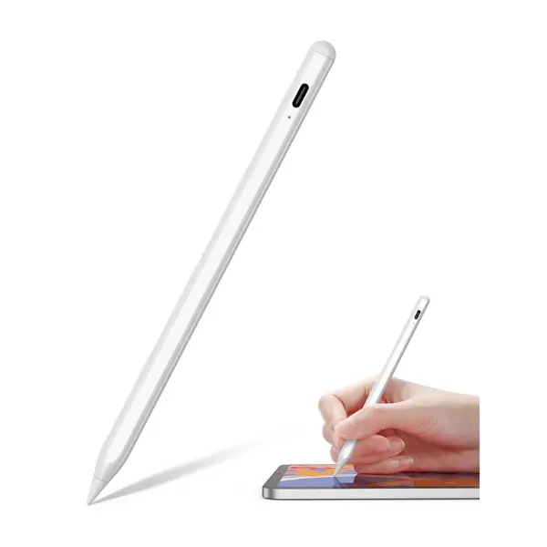 Stylus Pen for iPad 2018–2024 – Magnetic iPad Pencil with Palm Rejection & Tilt Sensitivity – Compatible with iPad Pro 11"/12.9", Air & iPad 6–10 Generation