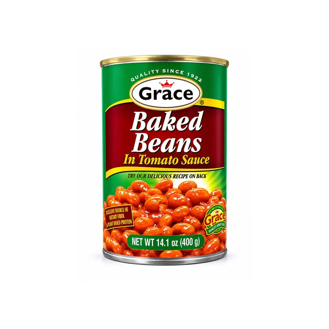 GRACE BAKED BEANS IN TOMATO SAUCE 14.1OZ