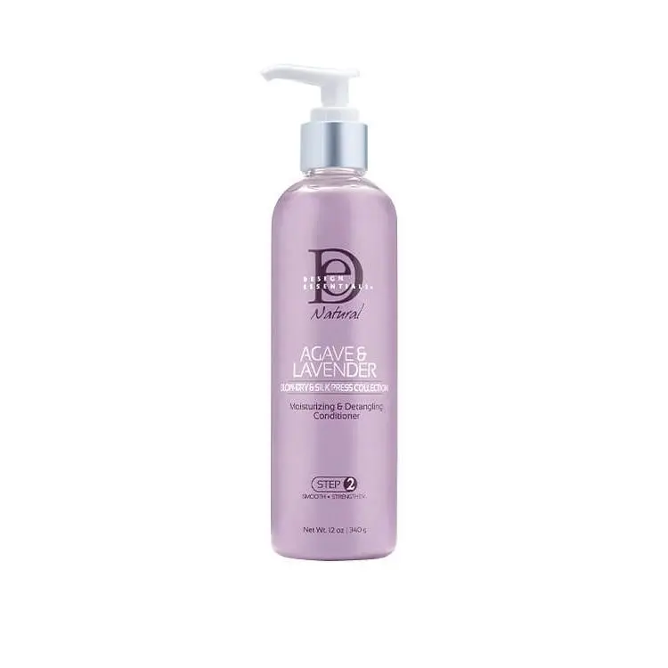 Design Essentials Natural Agave & Lavender Step 2 Moisturizing & Detangling Conditioner (12 oz) - Unisex Haircare Moisturizer to Hydrate, Nourish Hair